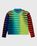 Striped Mohair Crewneck Sweater Multi