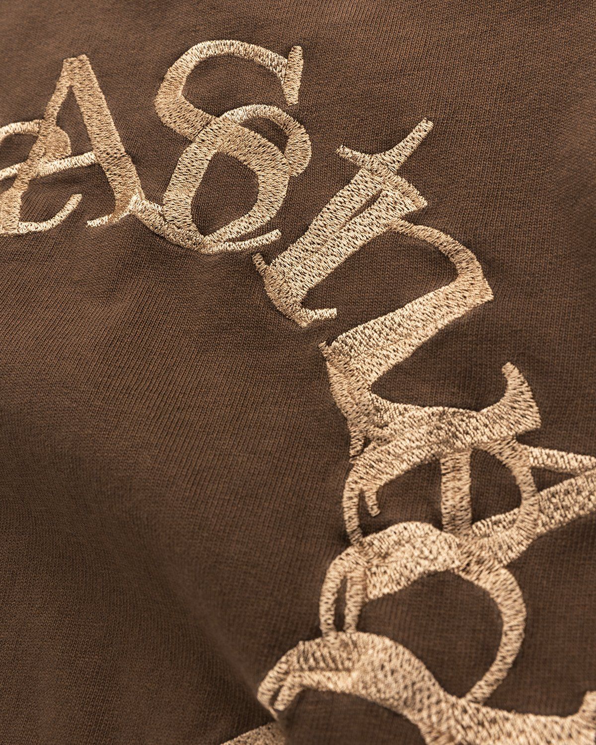 Acne Studios – Cotton Logo T-Shirt Chocolate Brown - T-shirts - Brown - Image 4
