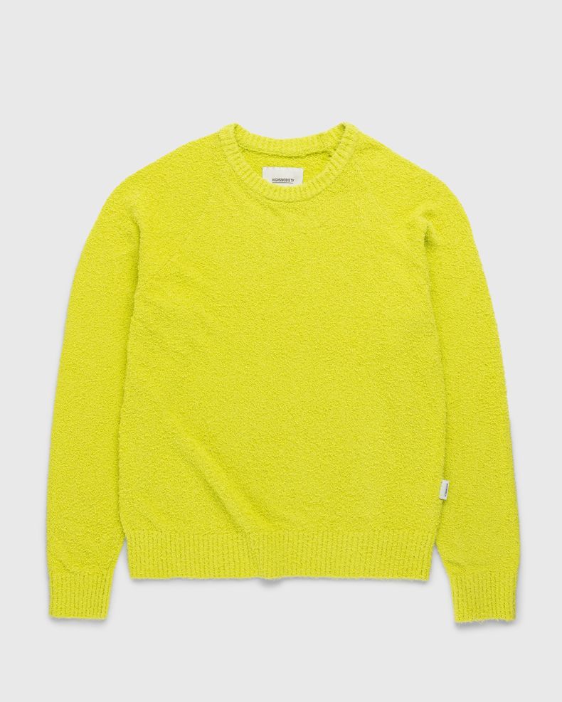Highsnobiety – Raglan Crewneck Sweater Yellow
