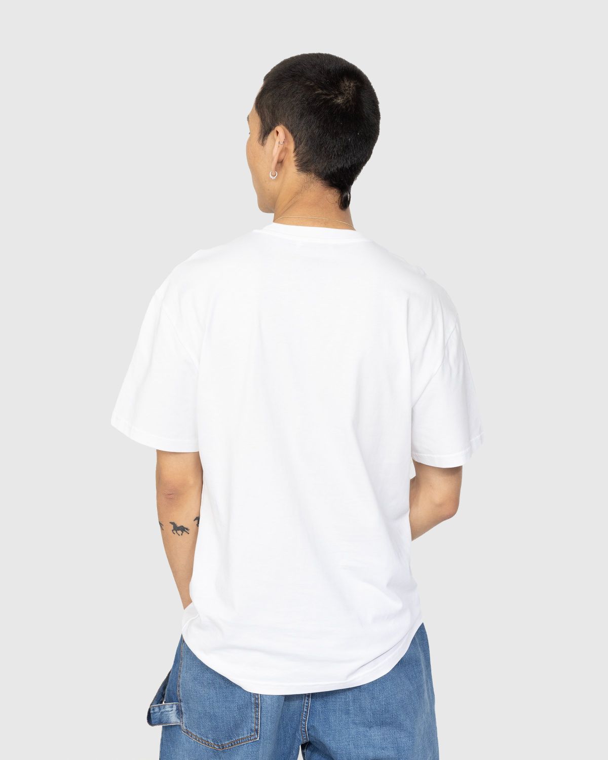 J.W. Anderson – Anchor Patch T-Shirt White - T-shirts - White - Image 3