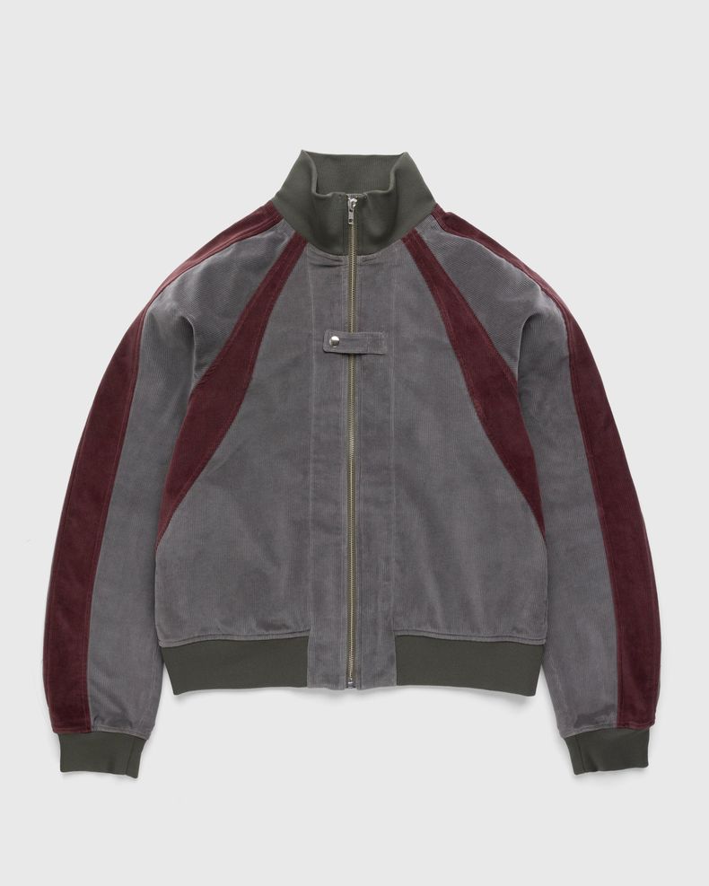RANRA – Blom Track Jacket Moss/Bordeaux