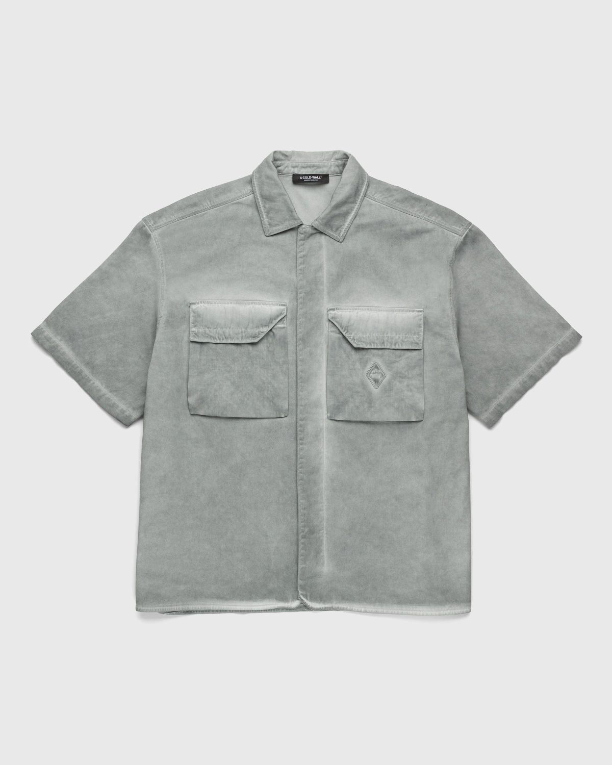 A-Cold-Wall* – Dye Tech Overshirt Light Grey - Shirts - Grey - Image 1