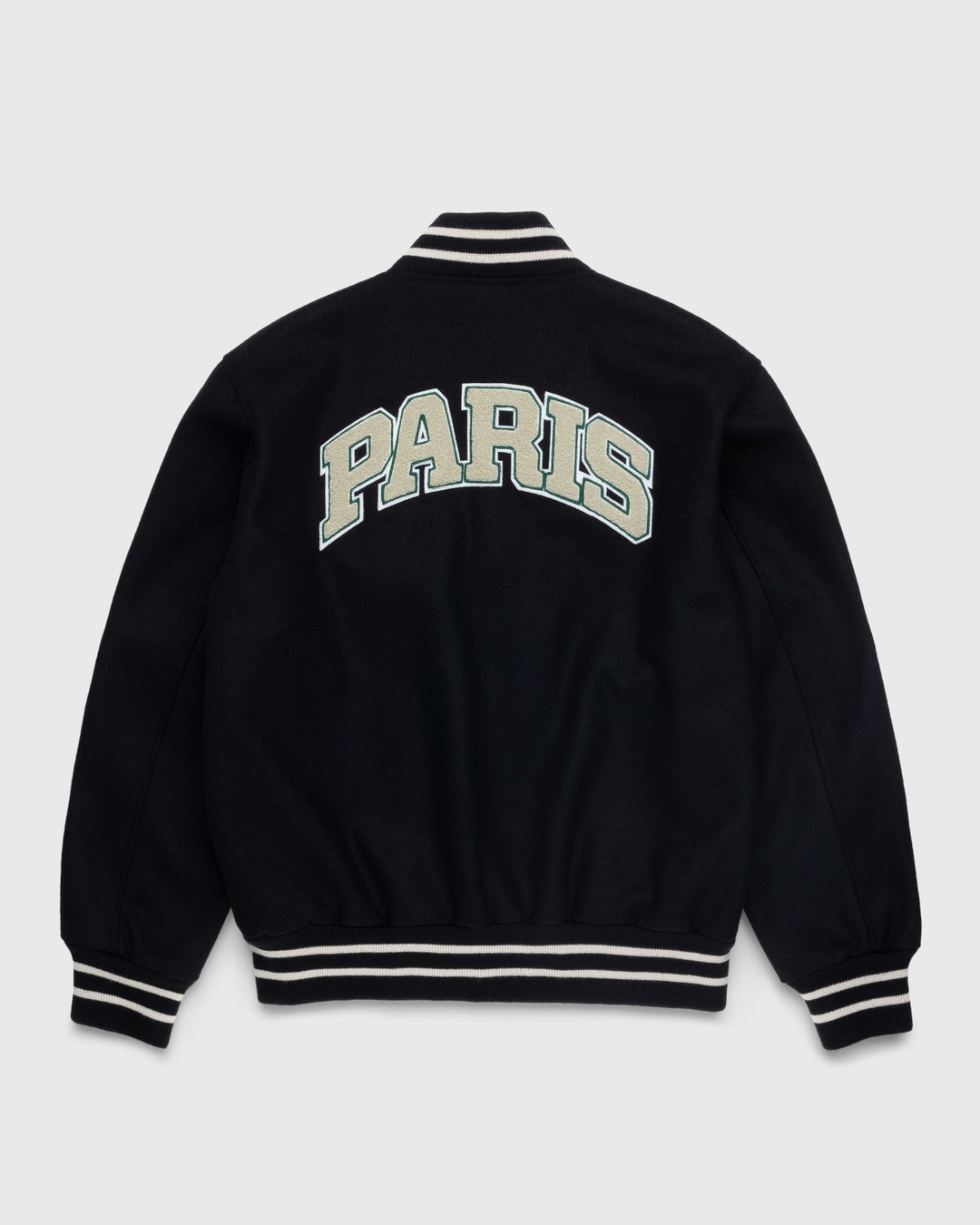 Highsnobiety – Not in Paris 5 Varsity Jacket - Outerwear - Black - Image 2