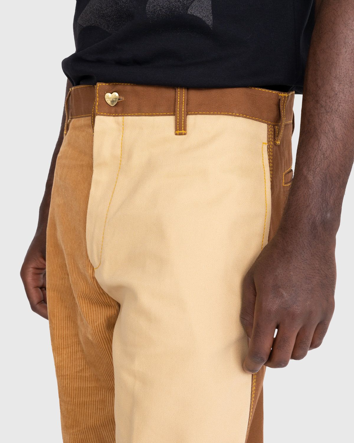 Marni x Carhartt WIP – Colorblocked Trousers Brown - Pants - Brown - Image 6