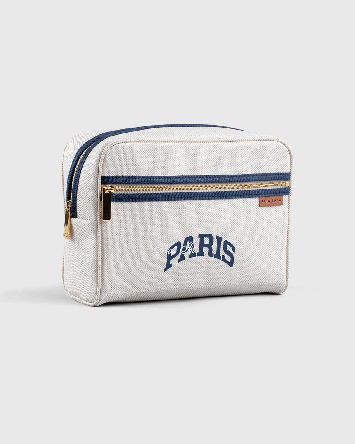 L/UNIFORM x Highsnobiety – Toiletry Bag - Bags - Beige - Image 5