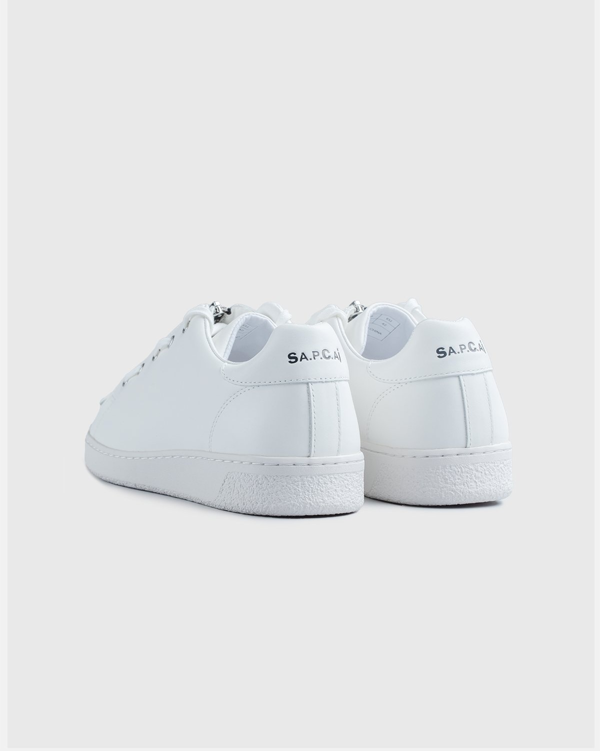 A.P.C. x Sacai – Minimal Sneaker White - Sneakers - White - Image 4