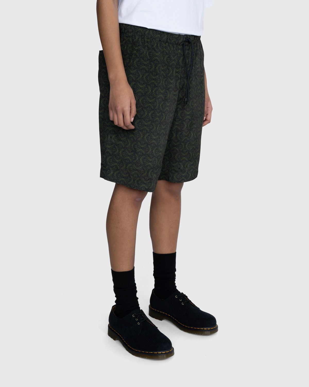 Dries van Noten – Piperi Shorts Bottle - Shorts - Green - Image 4