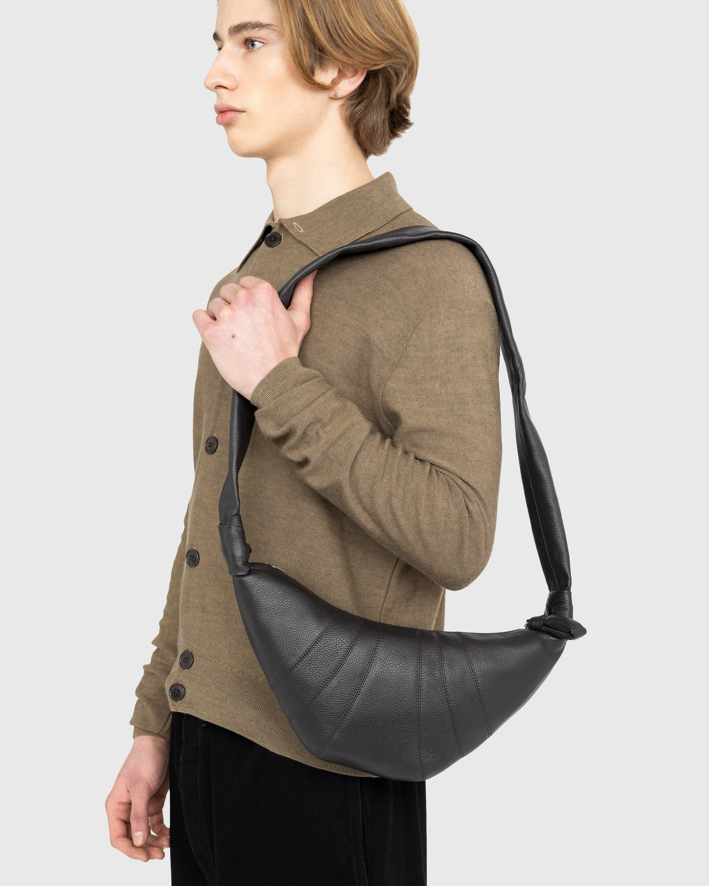 Lemaire Small Croissant Bag Brown Highsnobiety Shop