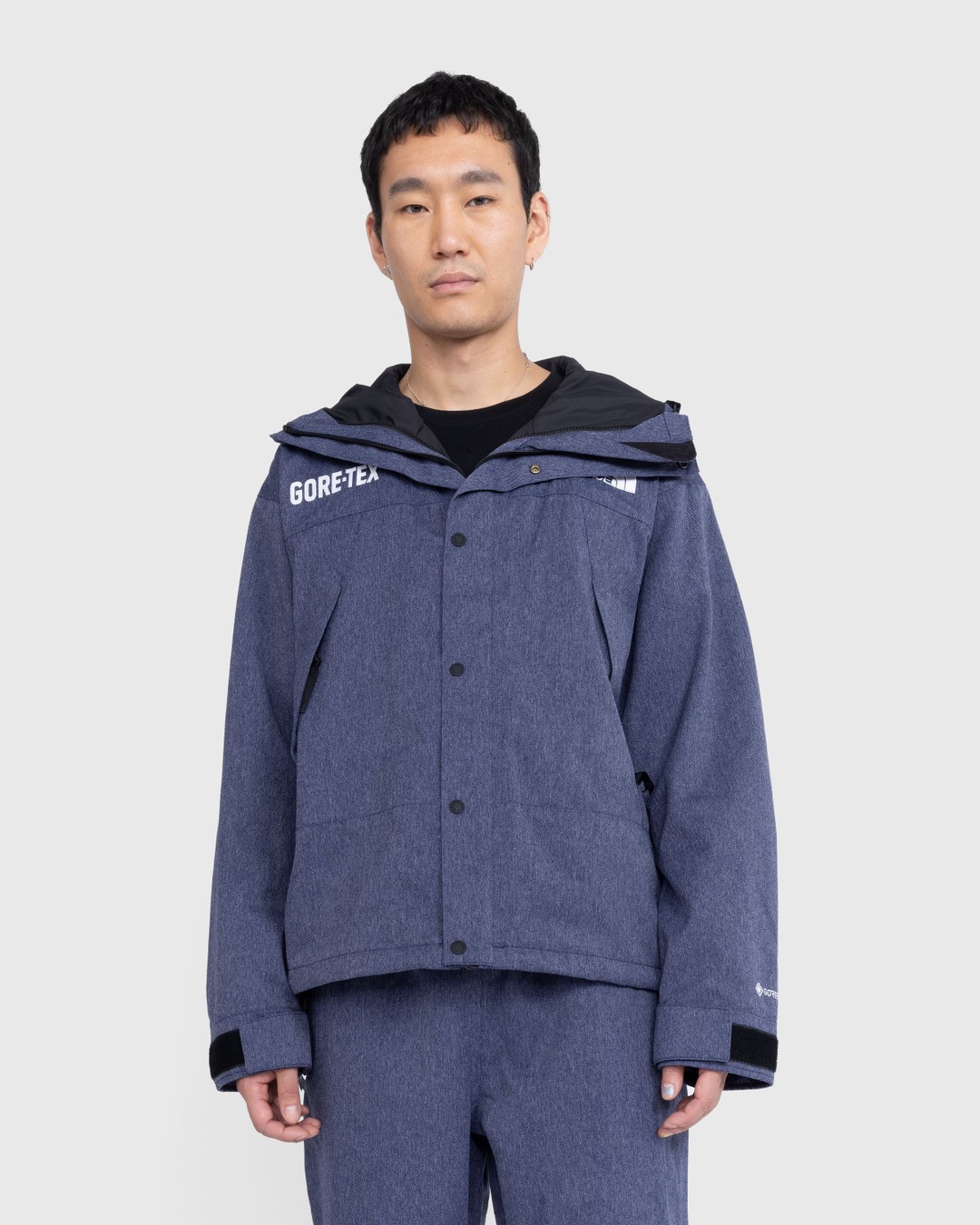 North face gore tex jacket blue sales