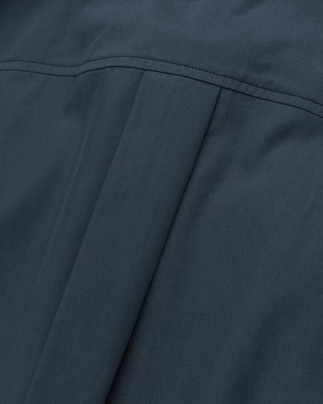 Lemaire – Brushed Blouse Shirt Top Vulcan Blue - Shirts - Blue - Image 4