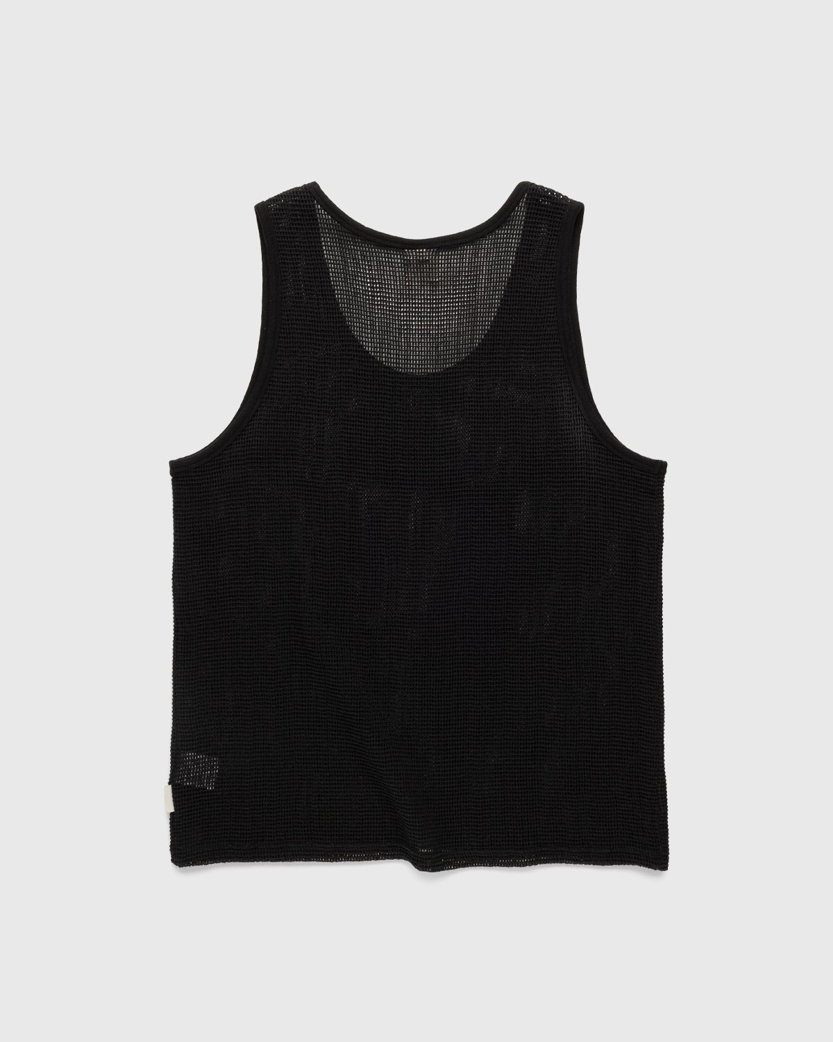 Highsnobiety – Knit Mesh Tank Top Black - Tops - Black - Image 2