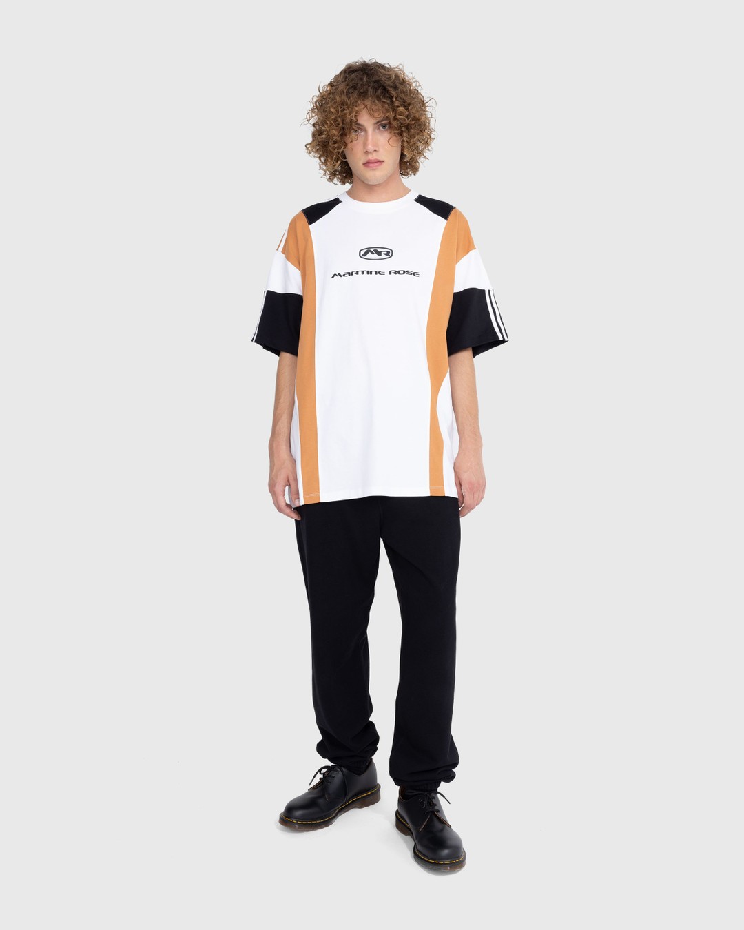 Martine Rose – Panelled Oversized T-Shirt White/Multi - T-shirts - Multi - Image 4