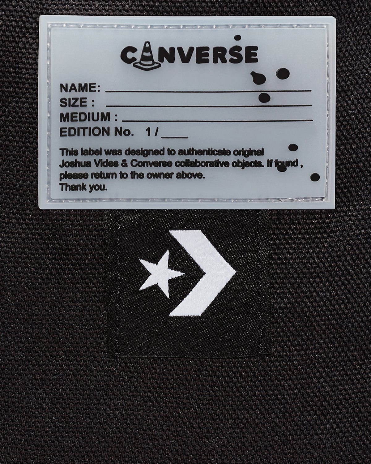 Converse x Joshua Vides – Basketball Utility Bag Black - Bags - Black - Image 4