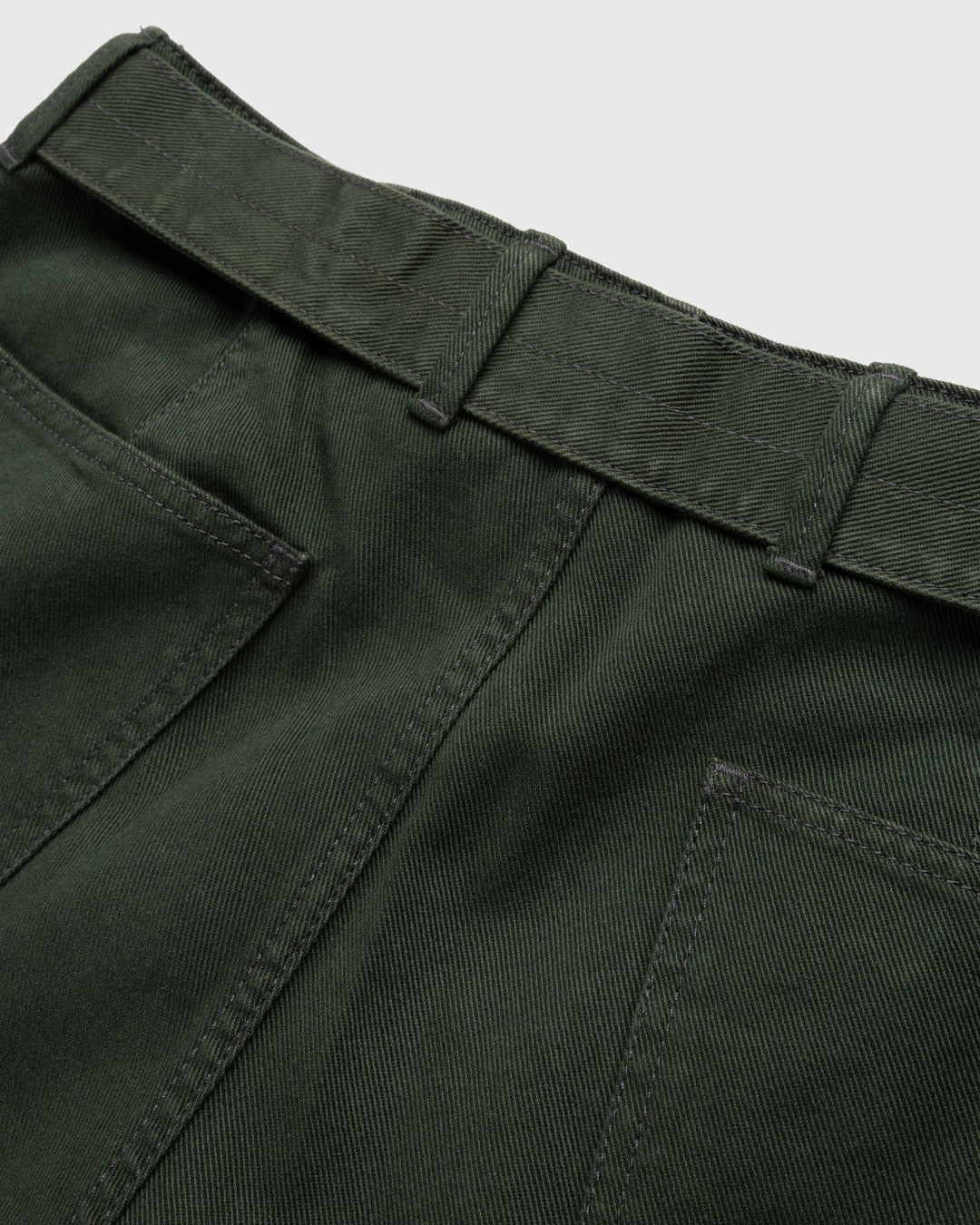 Lemaire – Twisted Belted Pants Green - Pants - Green - Image 6