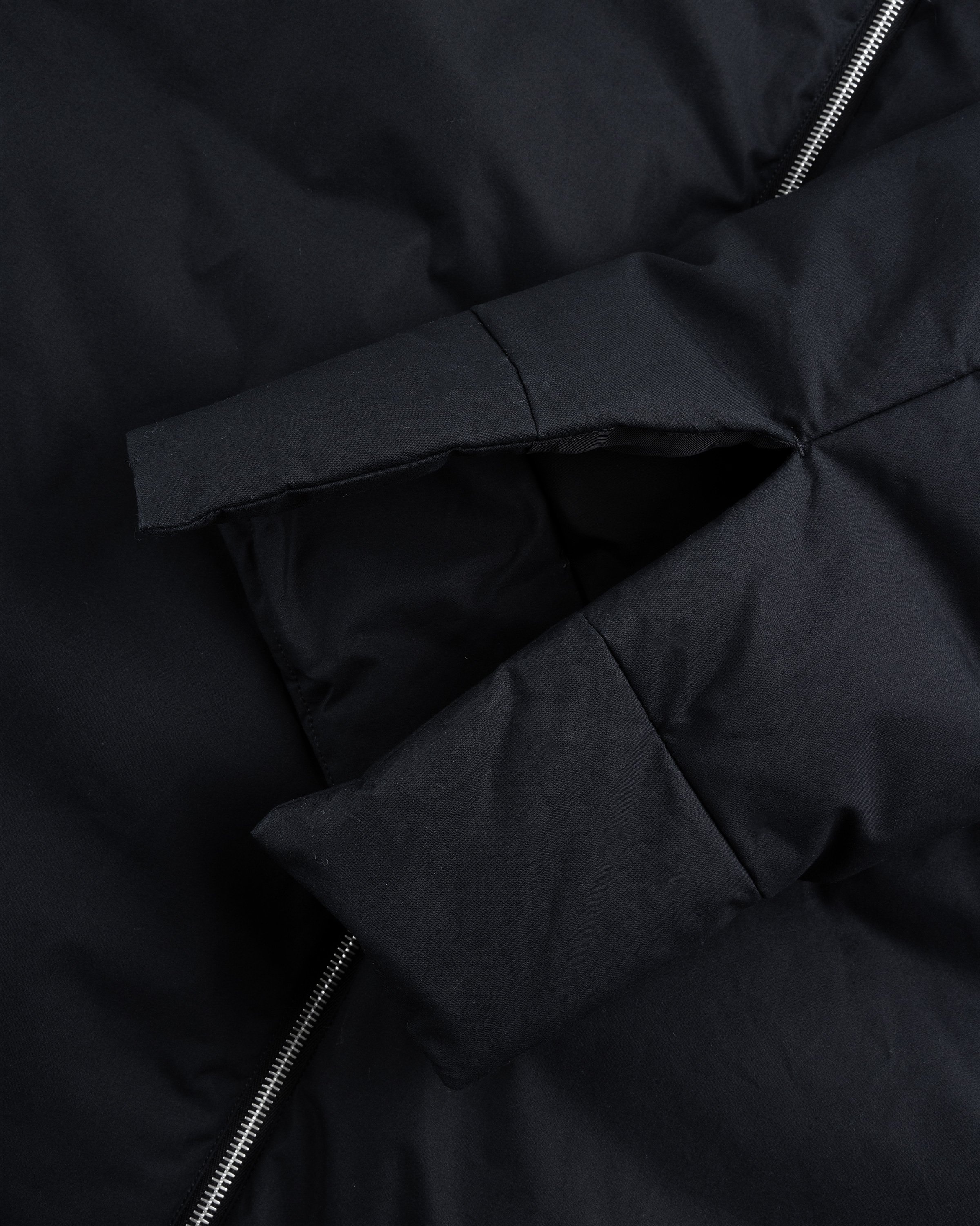 Jil Sander pointed-collar gabardine overshirt - Black