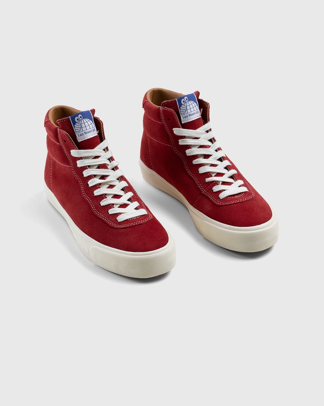 Last Resort AB – VM001 Hi Suede Old Red/White - High Top Sneakers - Red - Image 3