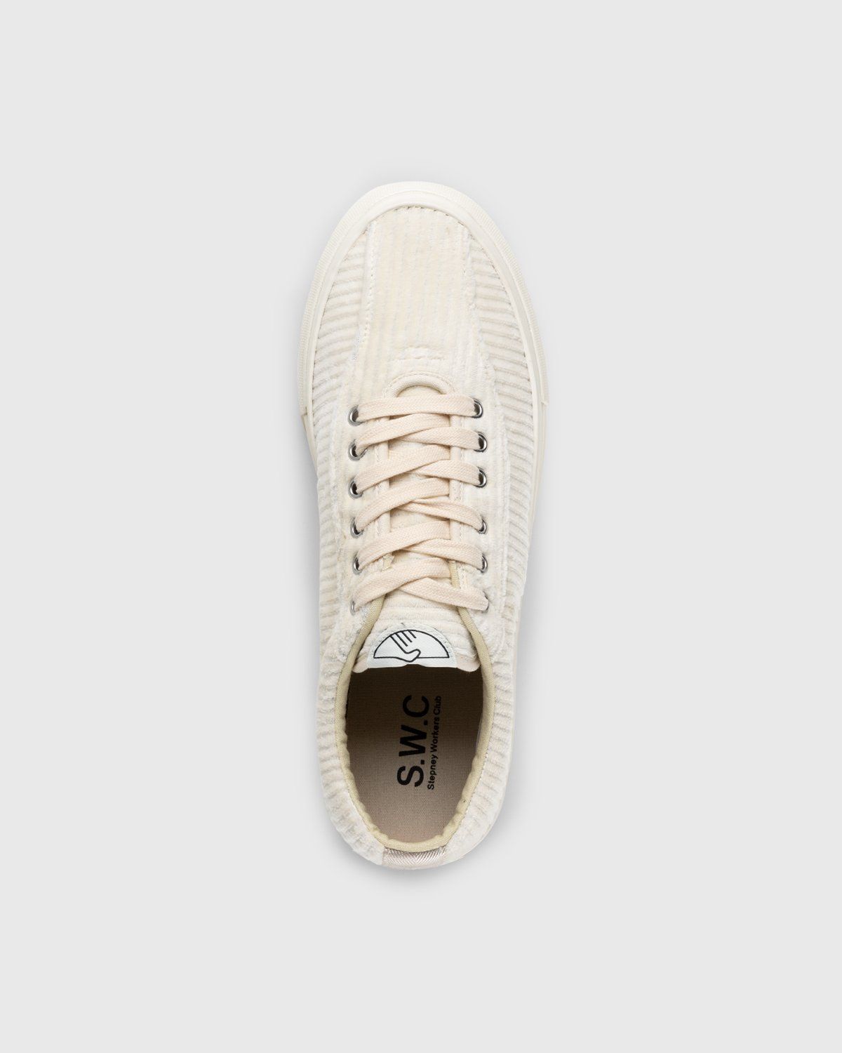 Stepney Workers Club – Dellow Grand Cord Ecru - Sneakers - Beige - Image 5