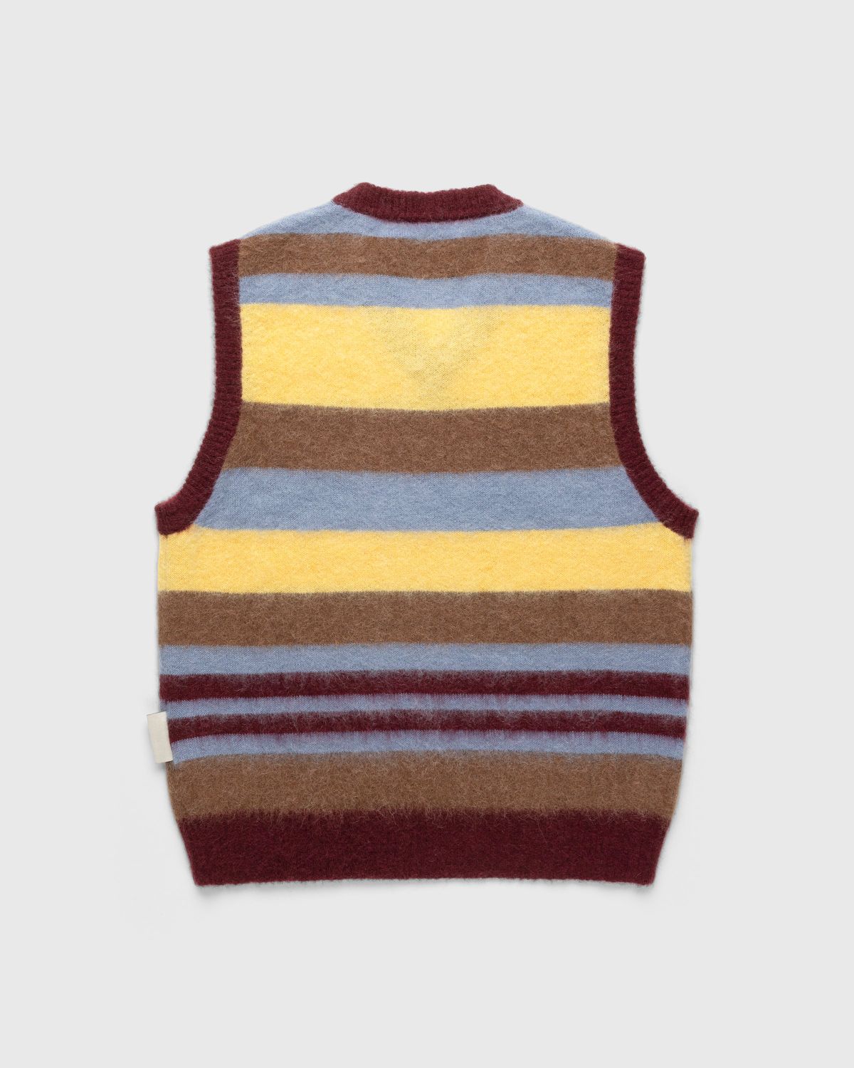 Highsnobiety – Alpaca Gradient Sweater Vest Yellow/Red - Knitwear - Multi - Image 2