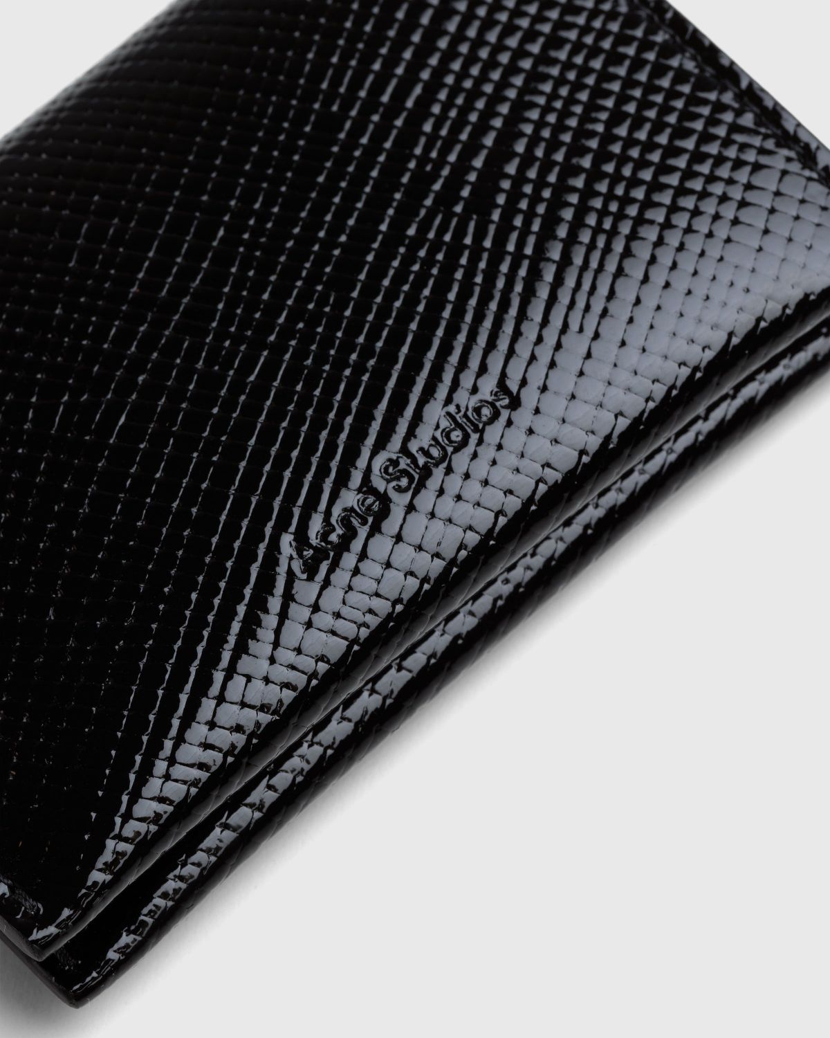 Acne Studios – Folded Card Holder Black - Wallets - Black - Image 4