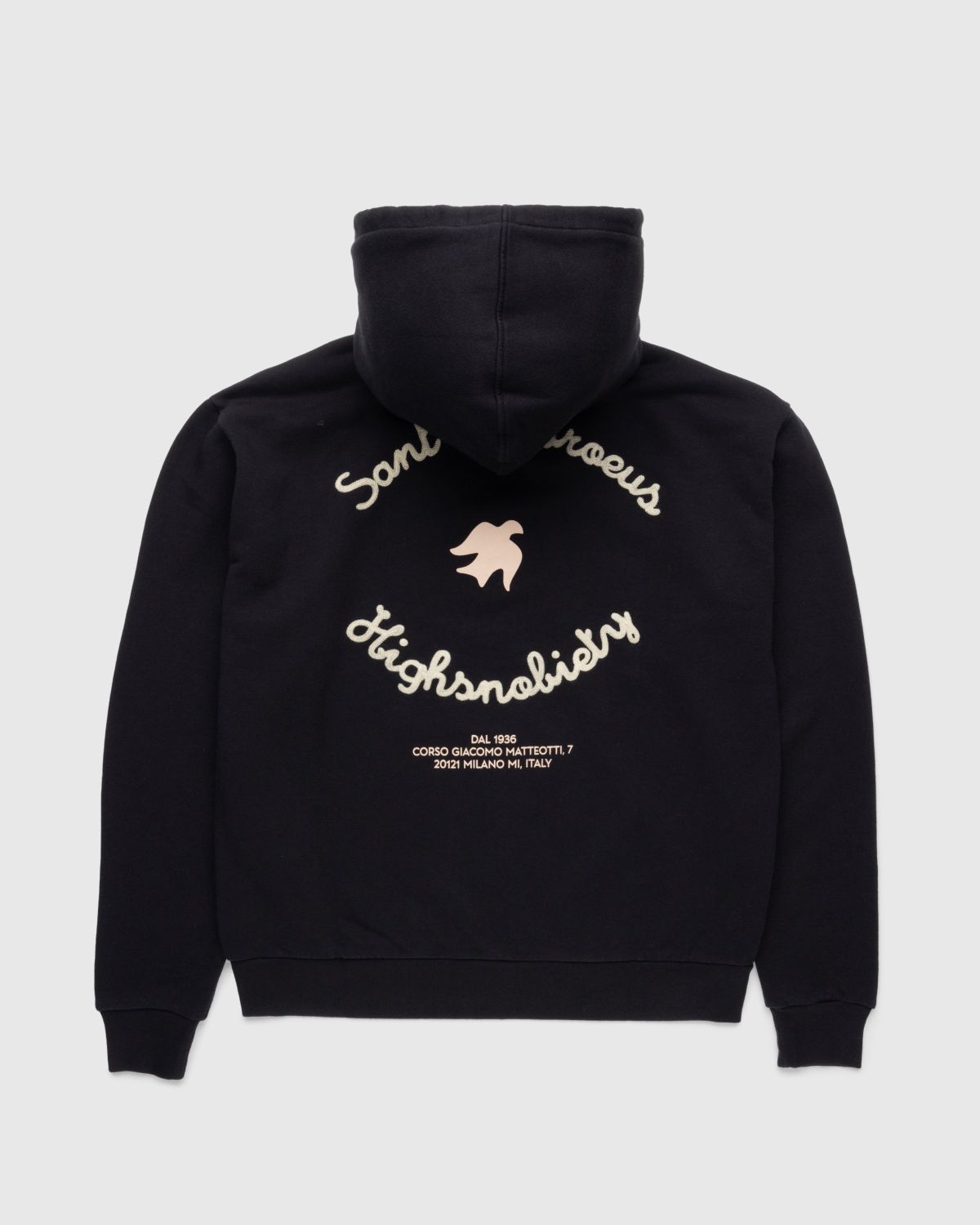 Highsnobiety x Sant Ambroeus – Hoodie Black  - Sweats - Black - Image 1