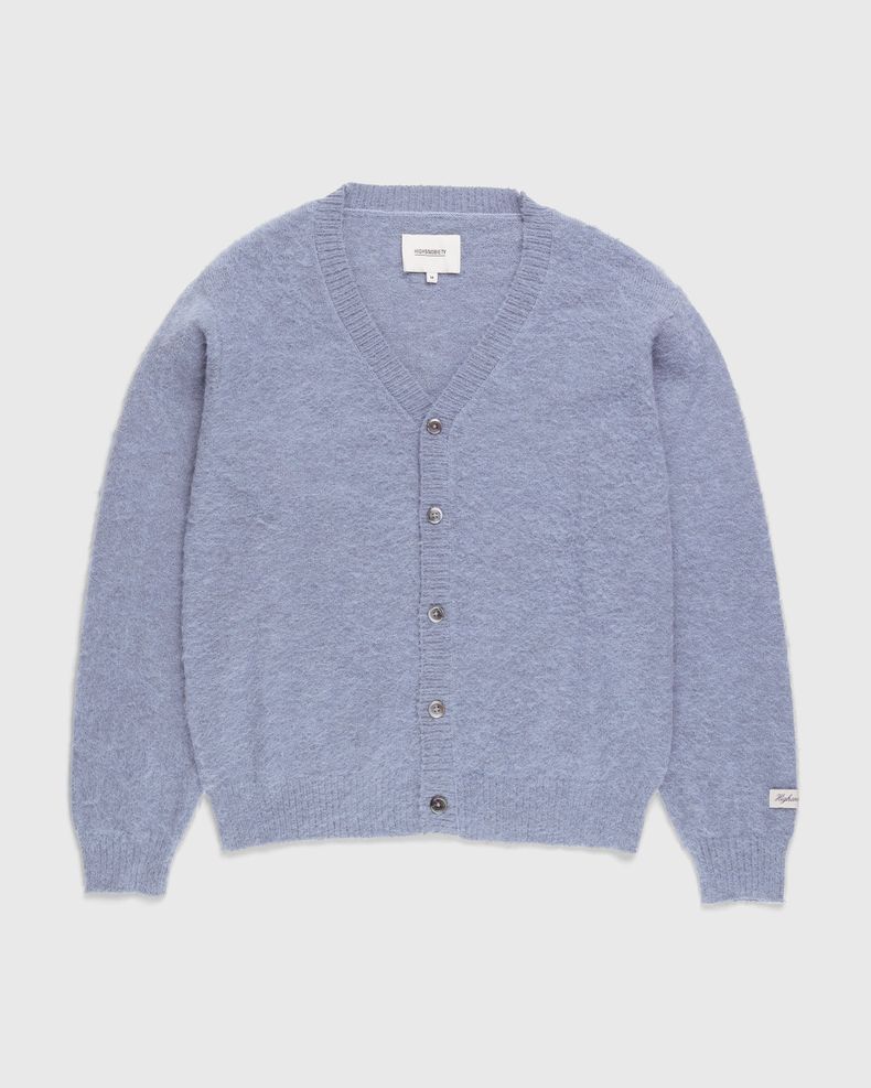 Highsnobiety – Alpaca Cardigan Blue