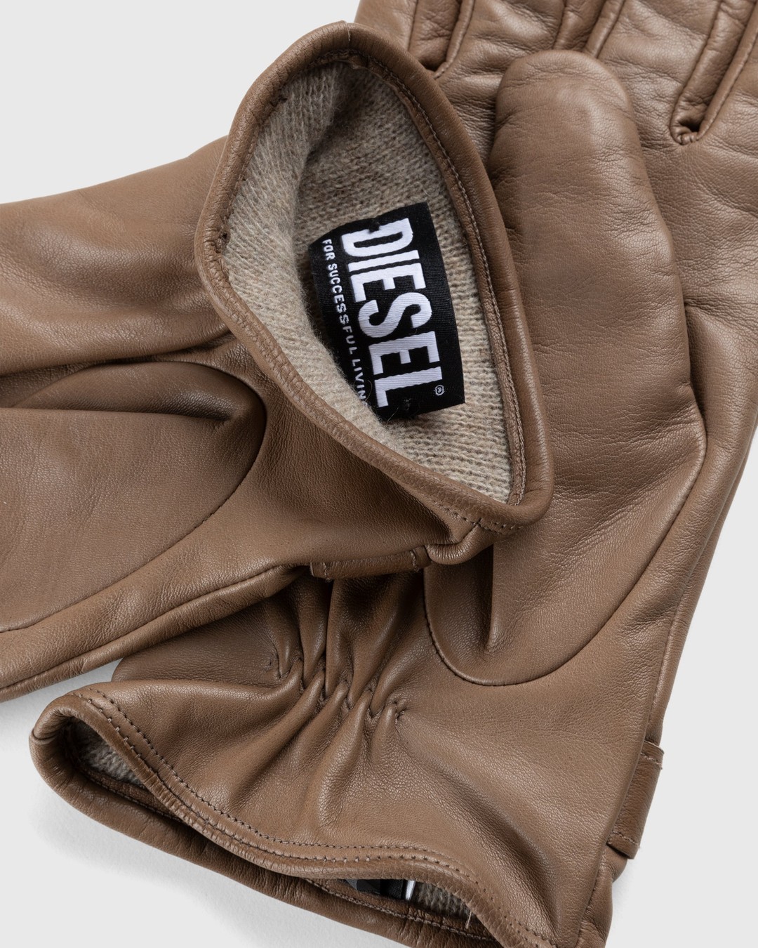 Diesel – Dermont Gloves Beige - Gloves - Beige - Image 4