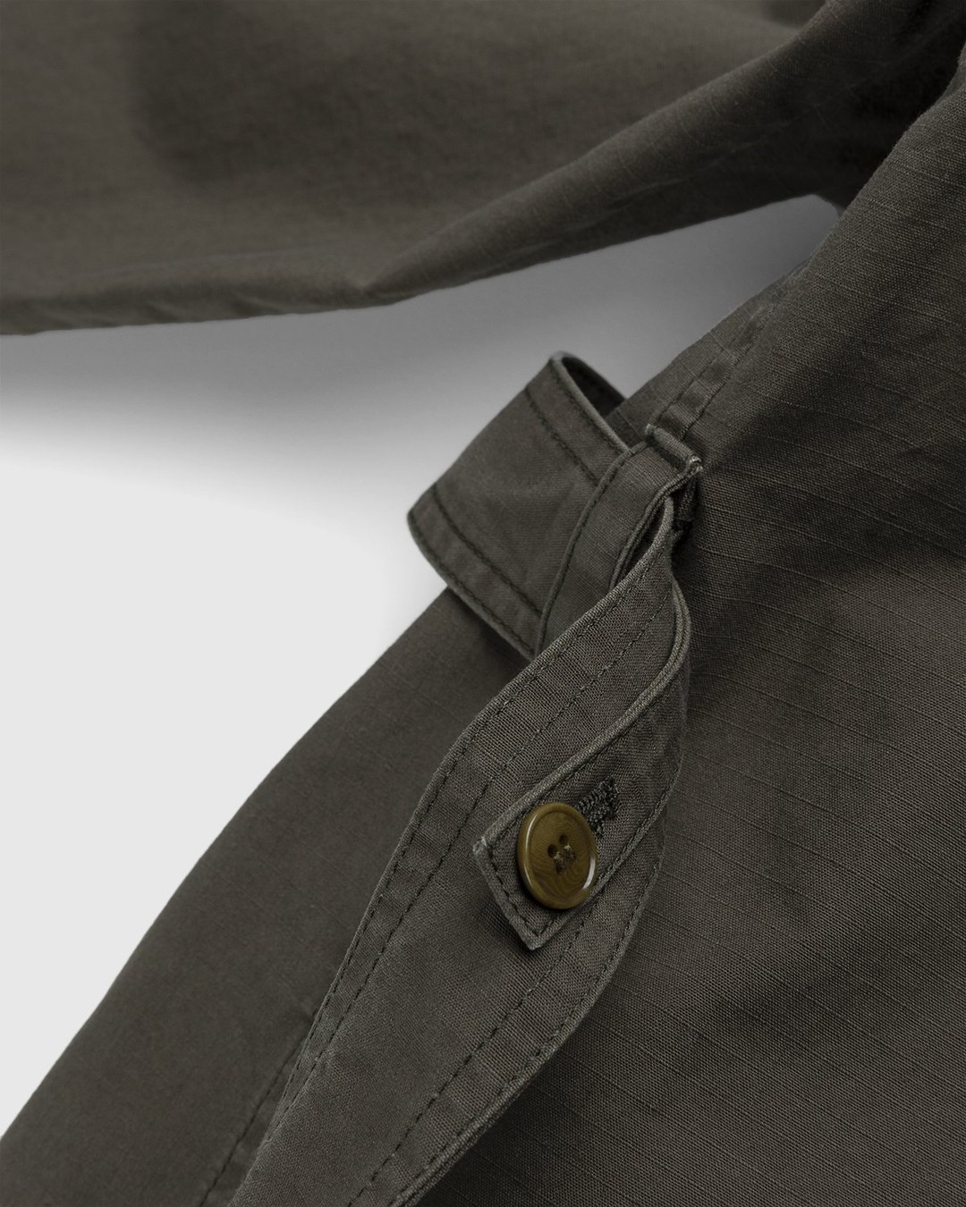 Acne Studios – Trench Coat Dark Olive - Outerwear - Green - Image 3