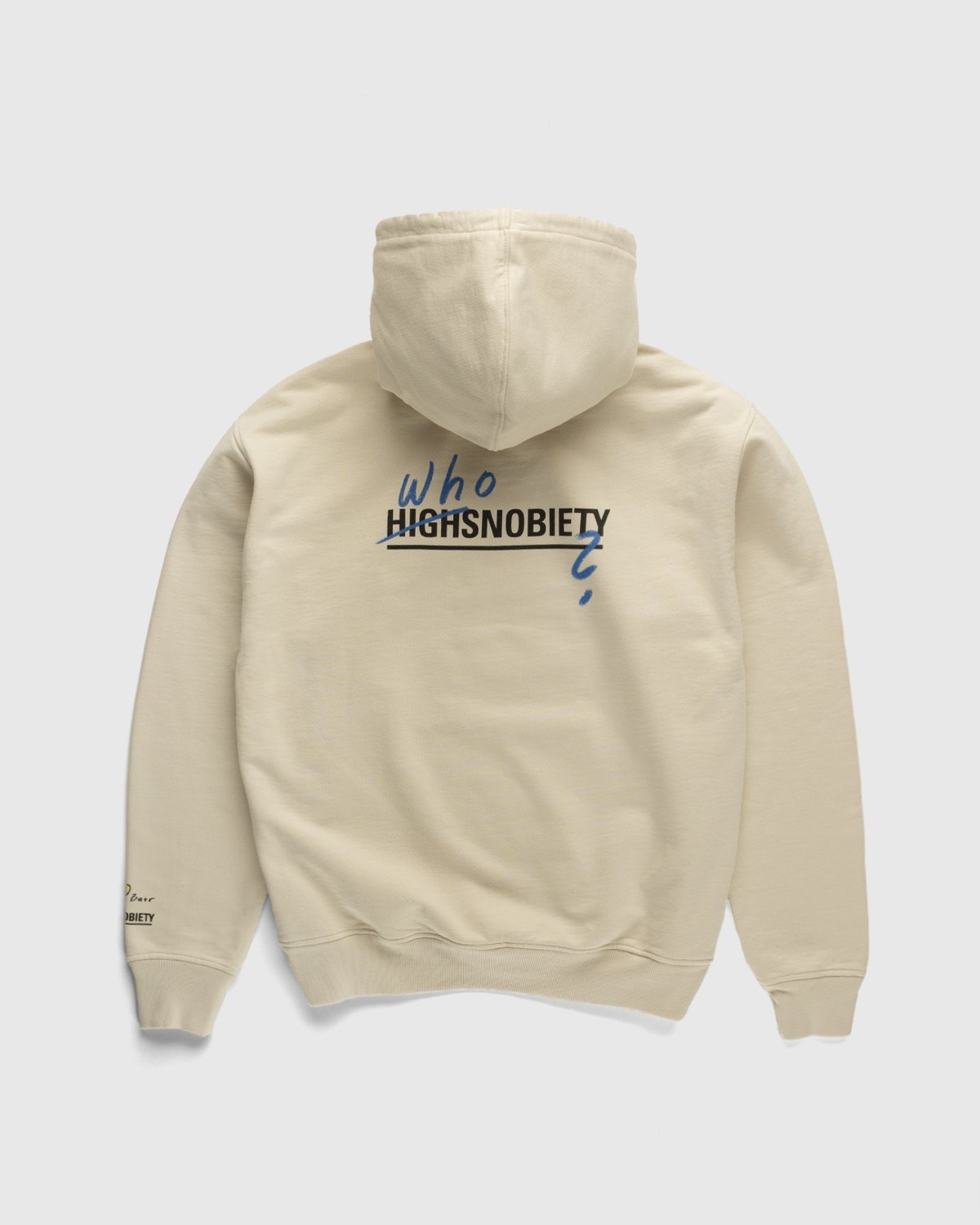 Simon Fujiwara x Highsnobiety – Who The Baer Hoodie Eggshell - Sweats - Beige - Image 1