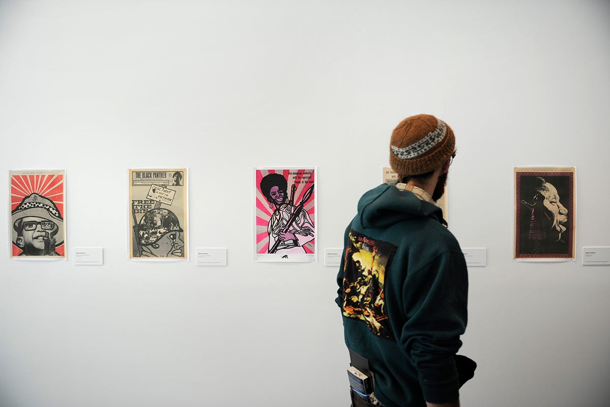 Political Graphics, The Posters of Emory Douglas on display at The Museum of Contemporary Art in West of Center