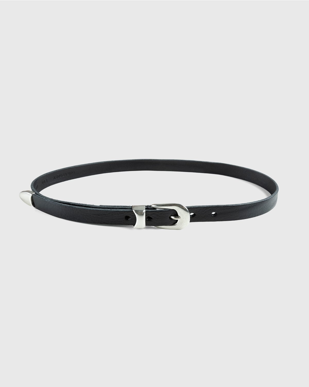 Our Legacy – Belt 2cm Black Leather | Highsnobiety Shop