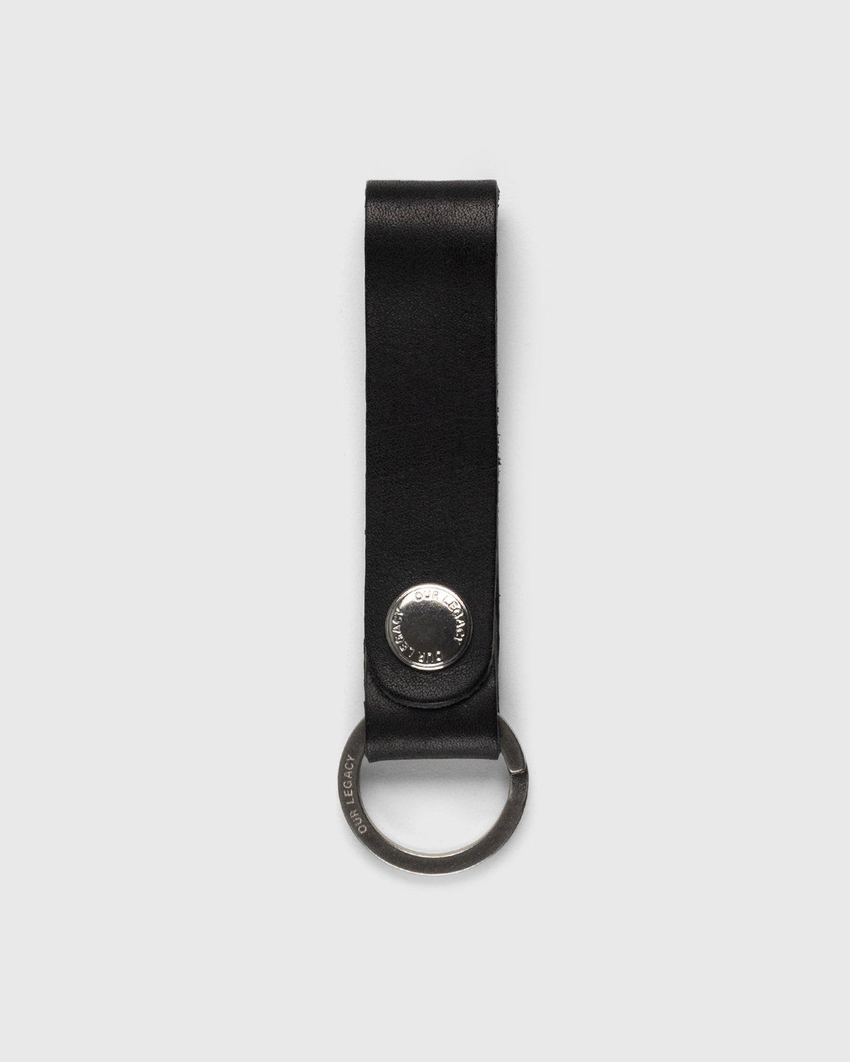 Our Legacy – Leather Key Holder Black - Keychains - Black - Image 1