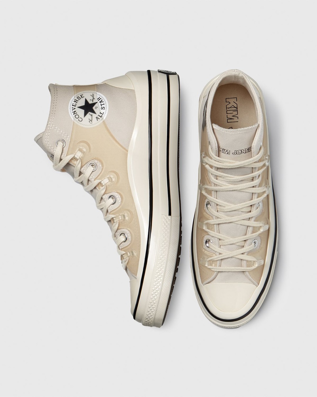 Converse x Kim Jones – Chuck 70 Utility Wave Natural Ivory - High Top Sneakers - Beige - Image 4