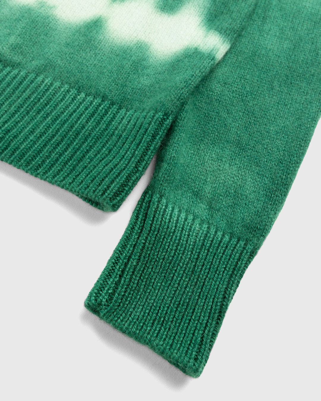 The Elder Statesman – Vision Cardigan Ivory - Knitwear - Green - Image 6
