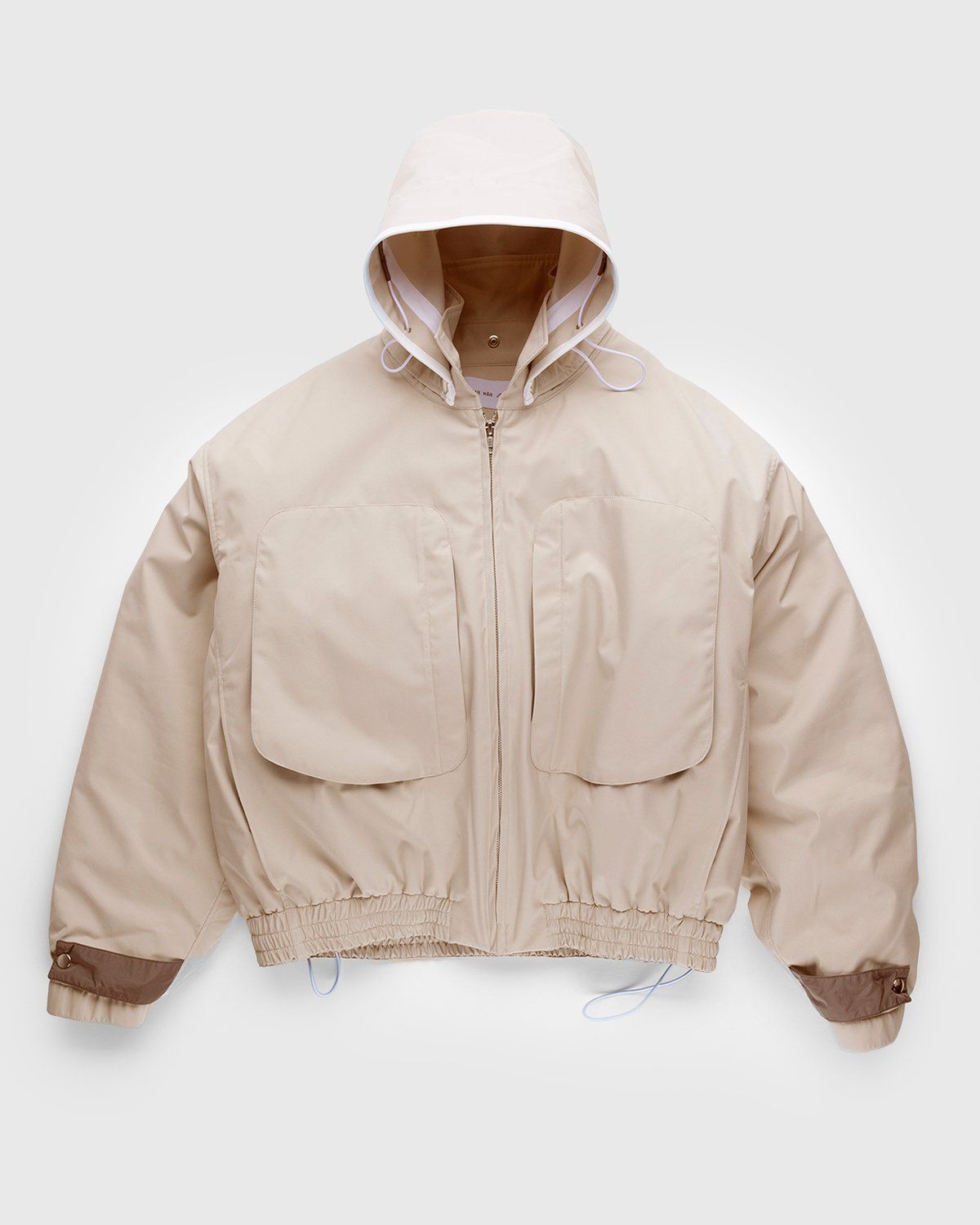 Arnar Mar Jonsson – Sympatex Patch Pocket Outerwear Jacket Beige - Jackets - Beige - Image 1