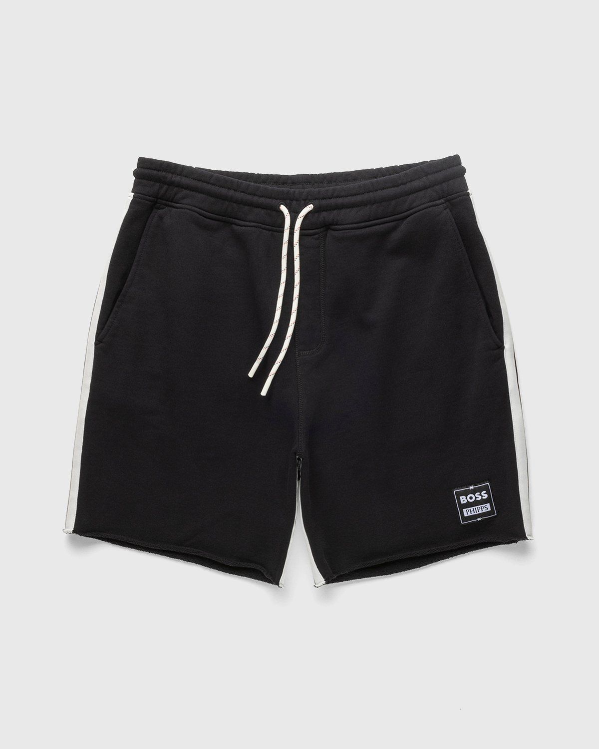 BOSS x Phipps – Organic Cotton Shorts Black - Sweatshorts - Black - Image 1