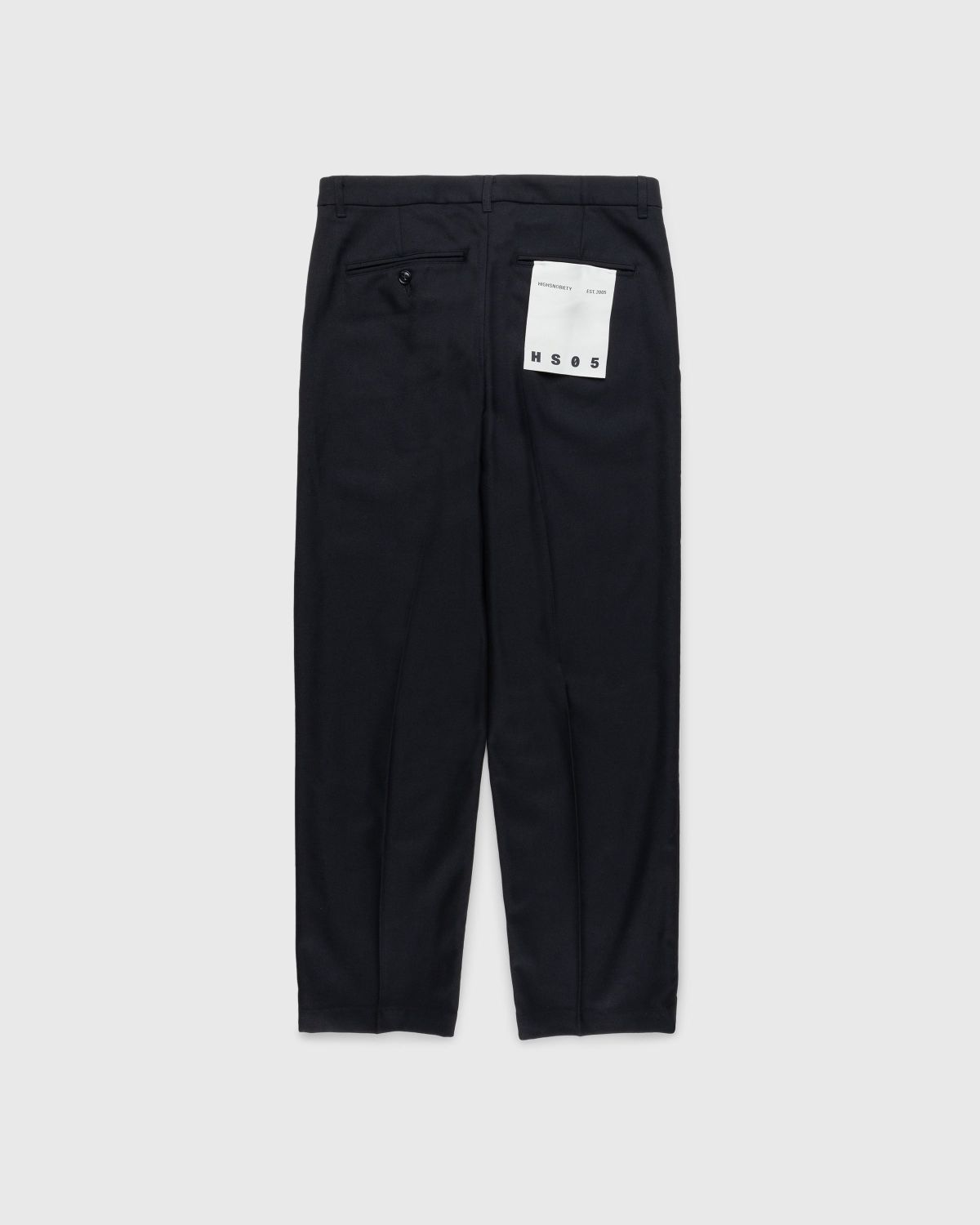 Highsnobiety HS05 – Wool Dress Pants Black - Pants - Black - Image 2
