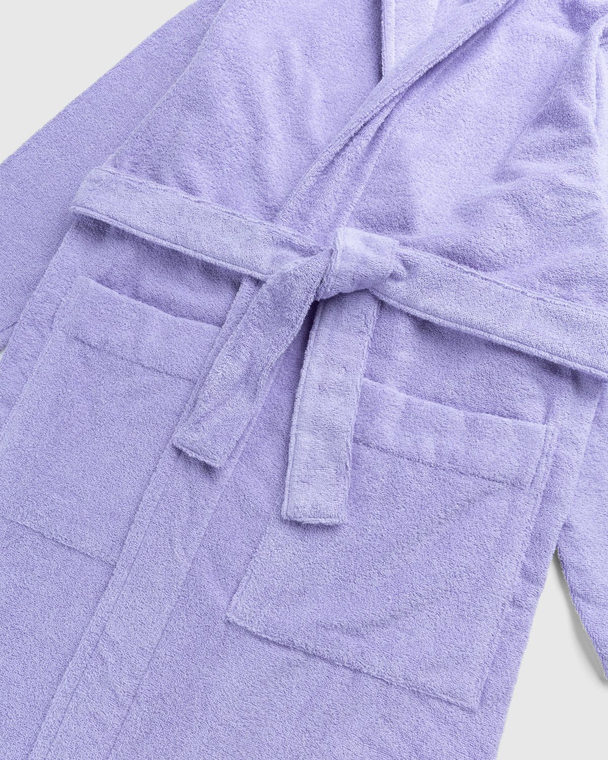 Tekla – Hooded Bathrobe Solid Lavender - Bathrobes - Purple - Image 5