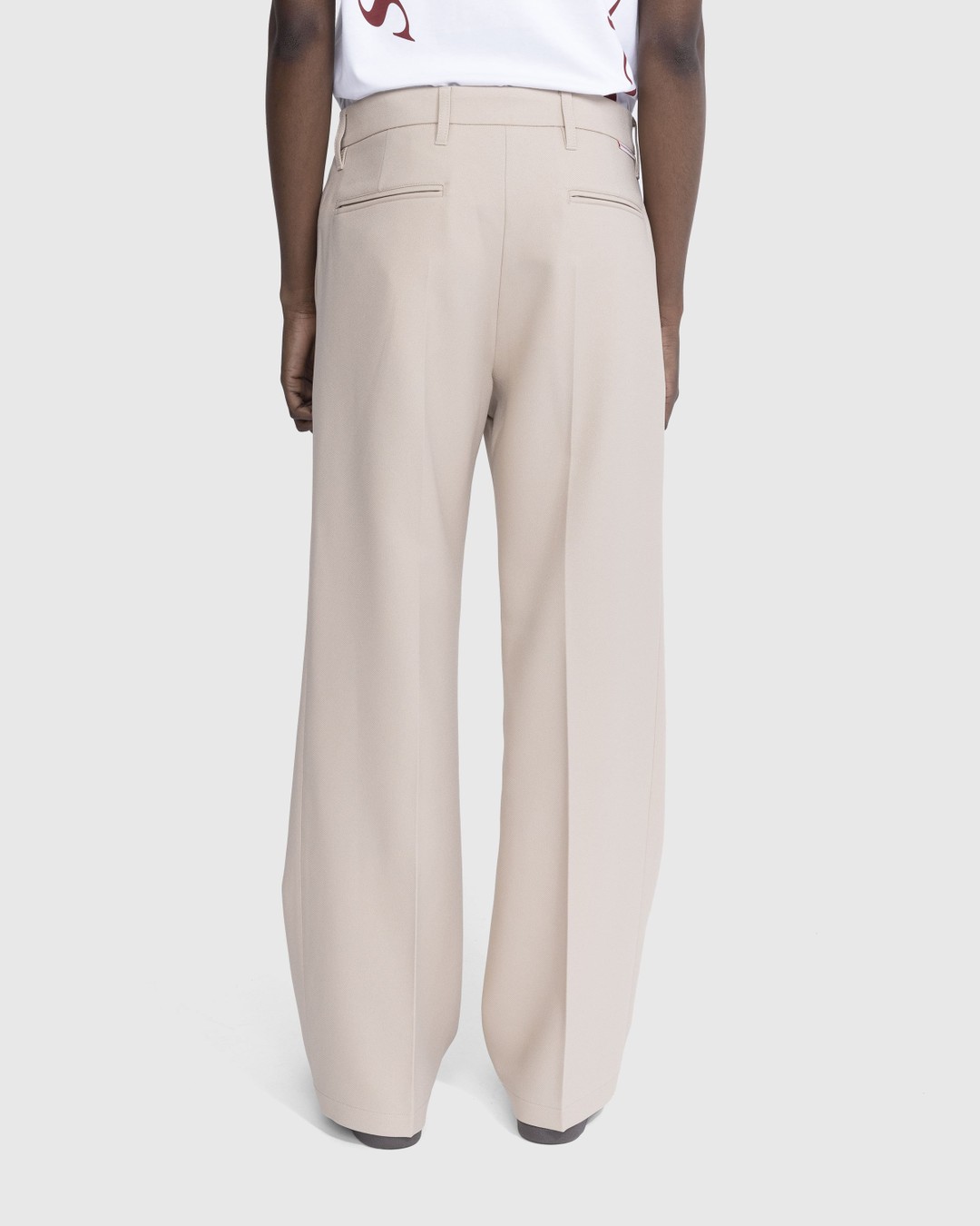 Stockholm Surfboard Club – Wide Bootcut Trousers Sand ...