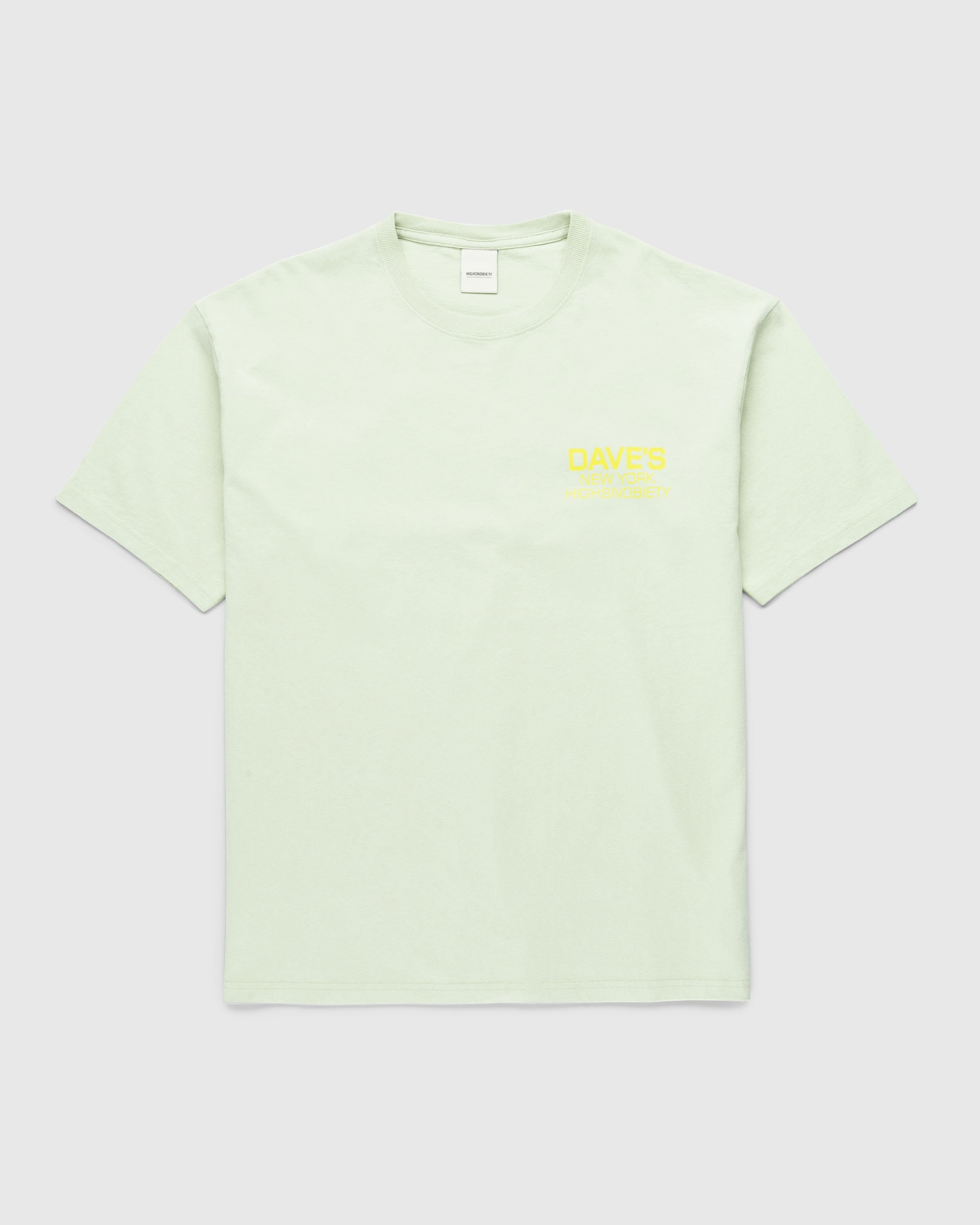 Dave's New York x Highsnobiety – T-Shirt Sage  - T-shirts - Green - Image 2