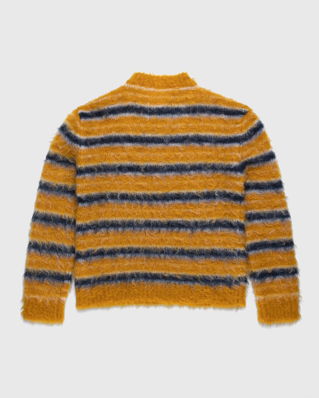 Marni – Striped Mohair Sweater Sunflower - Knitwear - Yellow - Image 2