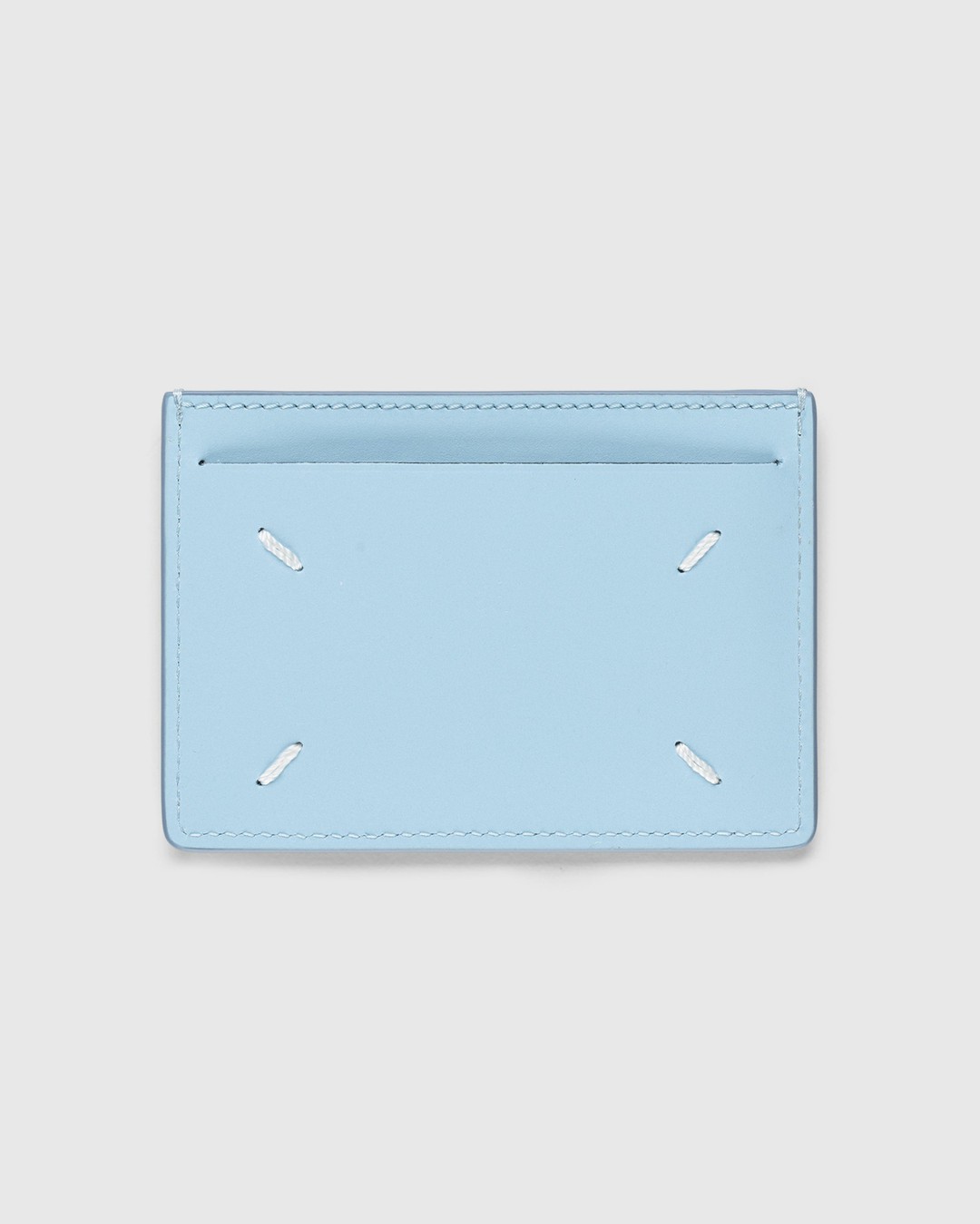 Maison Margiela – Leather Card Holder Thyme - Wallets - Green - Image 1