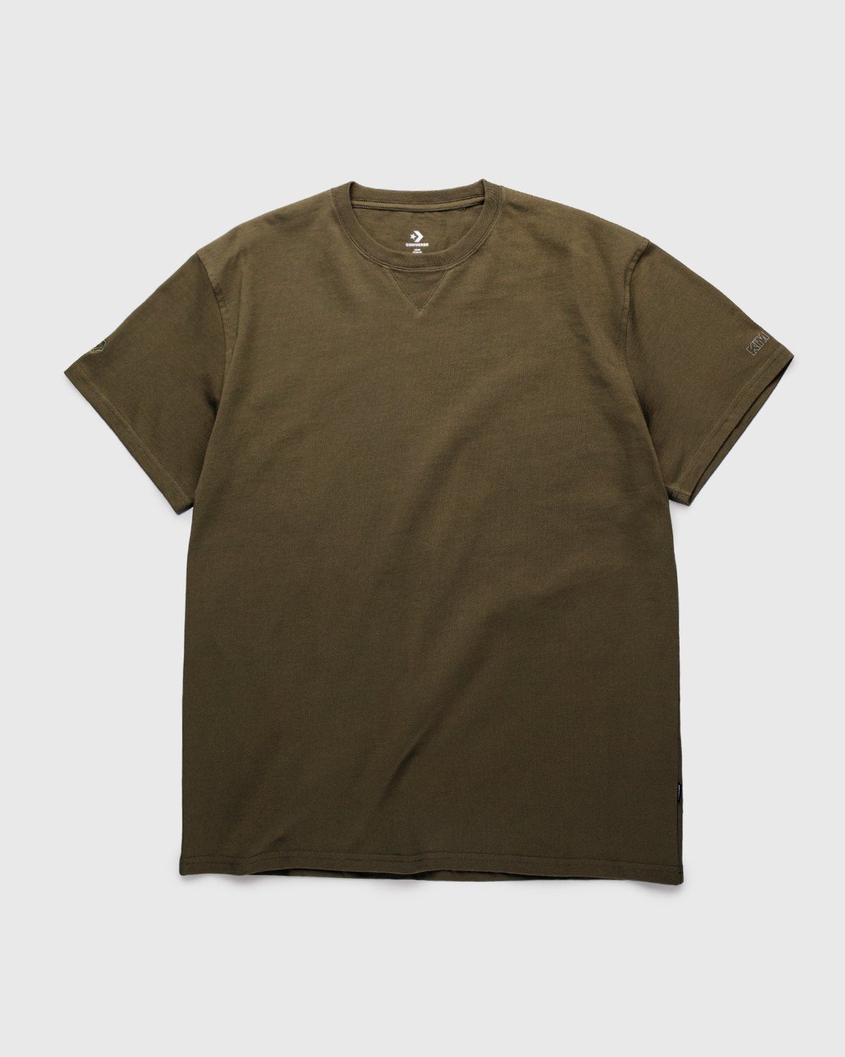 Converse x Kim Jones – T-Shirt Burnt Olive - T-shirts - Green - Image 1