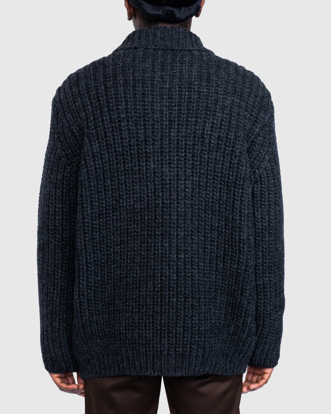 Our Legacy – Big Piquet Wolf Grey - Knitwear - Grey - Image 4