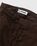 Jil Sander – Cotton Trousers Dark Brown - Trousers - Brown - Image 4