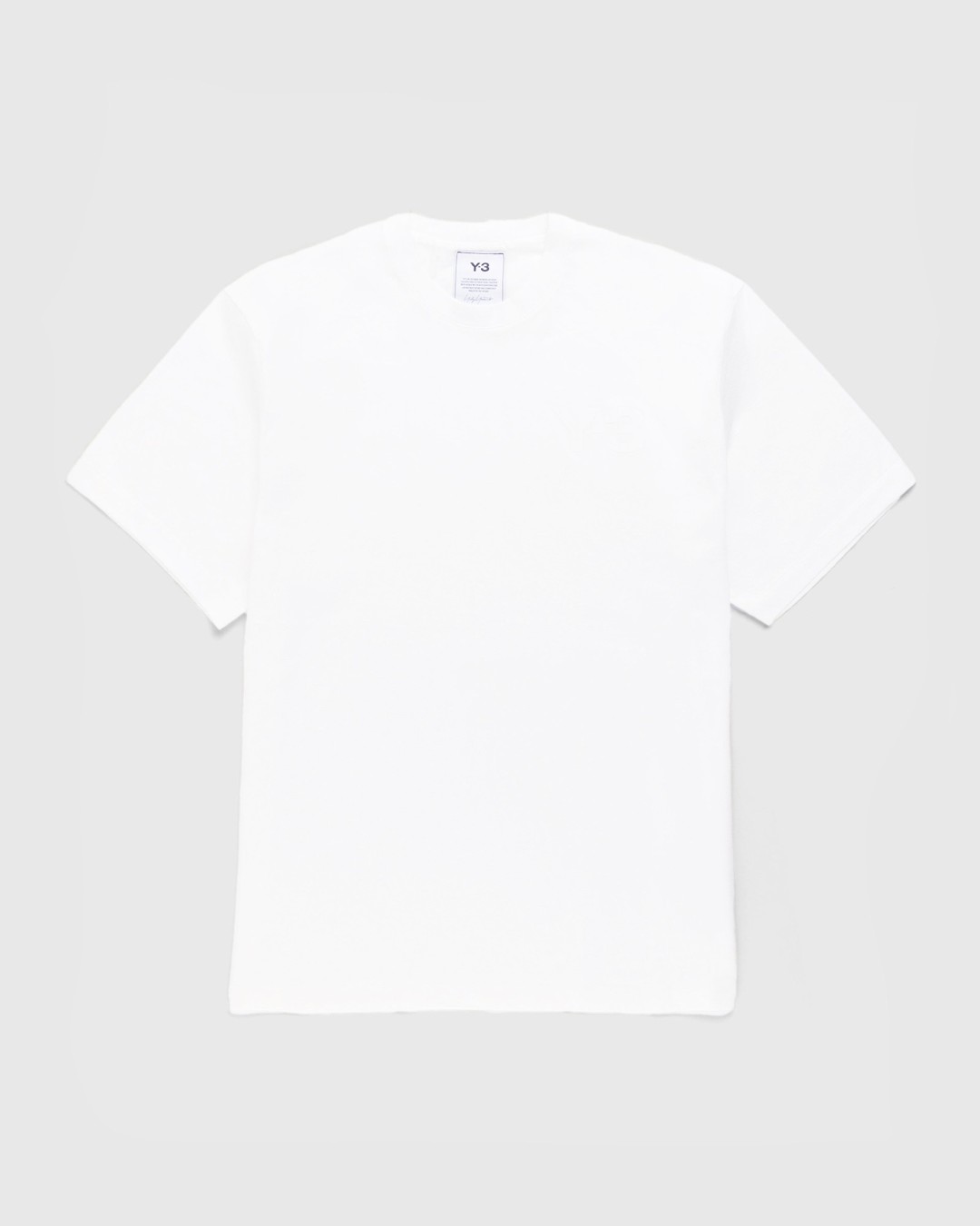 Y-3 – CL C T-Shirt - Tops - White - Image 1