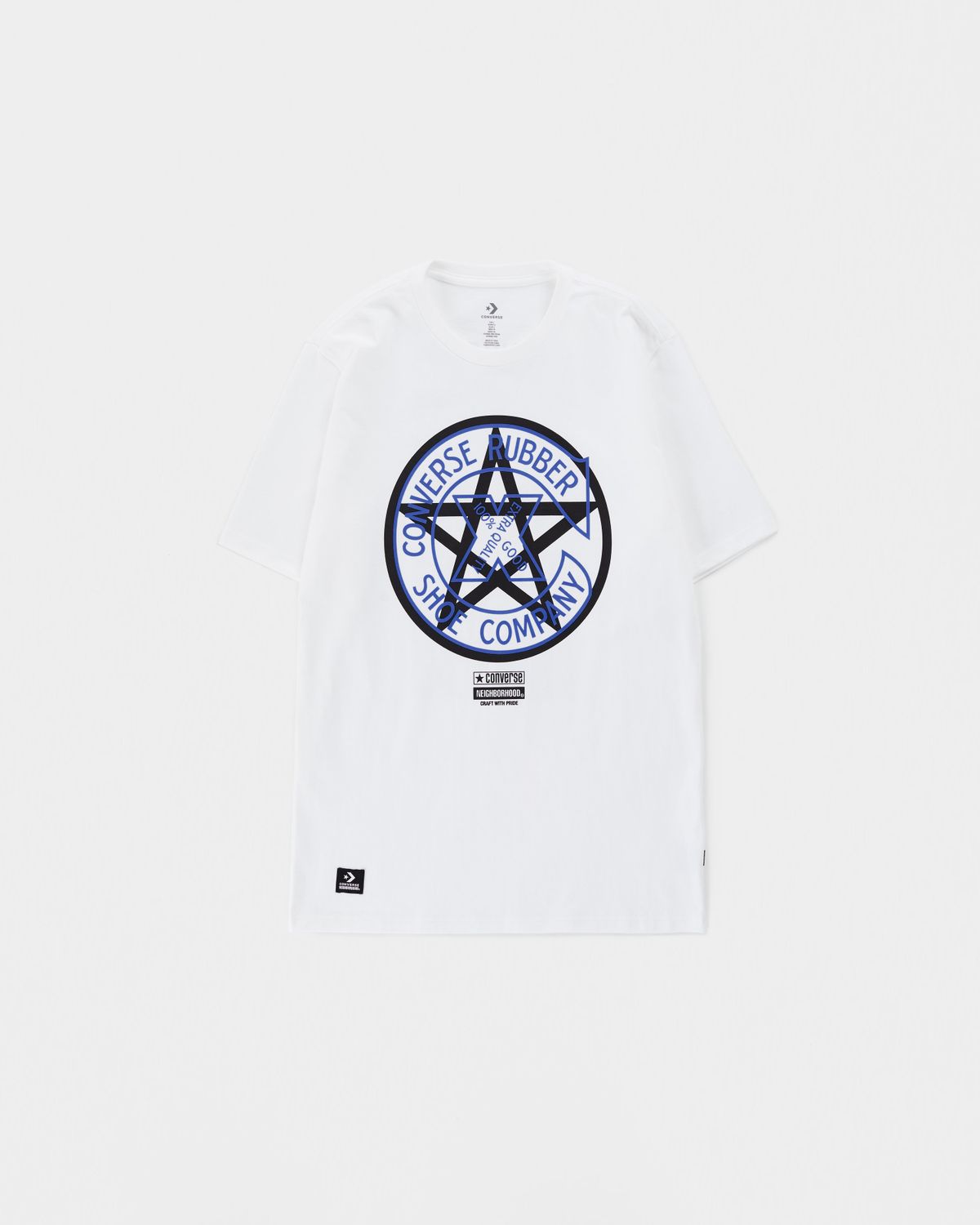 Converse x NBHD – White T-Shirt - Tops - White - Image 1