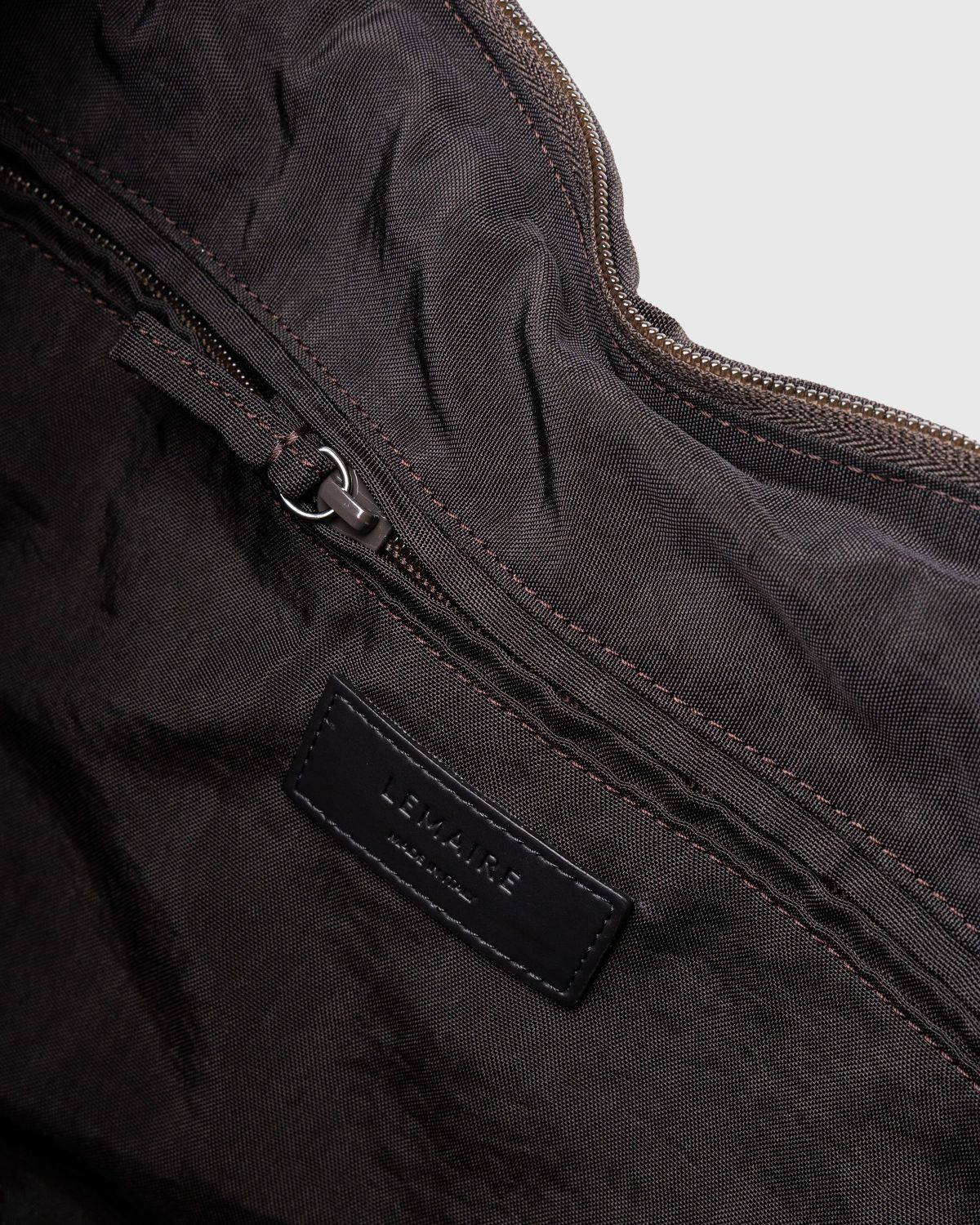 Lemaire – Soft Game Bag Dark Chocolate - Bags - Brown - Image 3