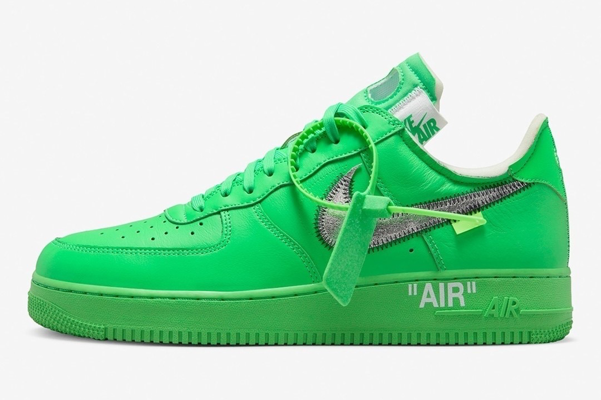 Off-White™ x Nike Air Force 1 "Green Spark": Release Date, Price