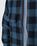 Highsnobiety – Buffalo Check Zip Shirt Navy - Shirts - Blue - Image 8