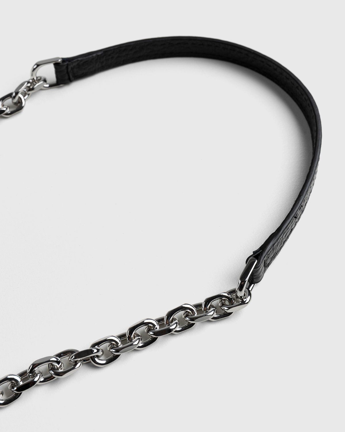 Maison Margiela – Leather Wallet With Chain Black - Wallets - Black - Image 4